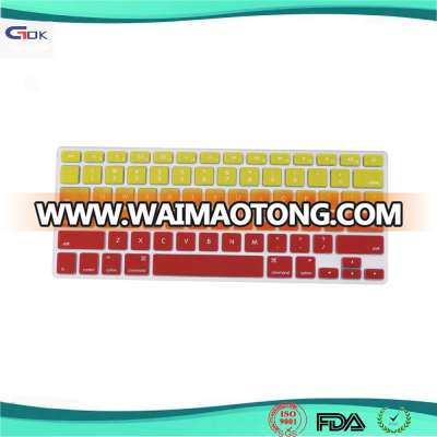 Custom colorful laptop keyboard silicone protective film