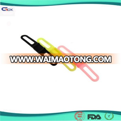 Colored elastic silicone binding band silicone bandage