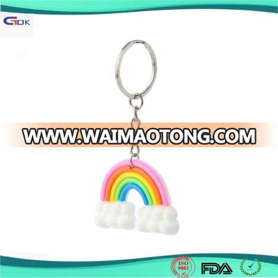 Christmas Gift Soft Pvc Keychain Christmas Ornaments silicone key chain